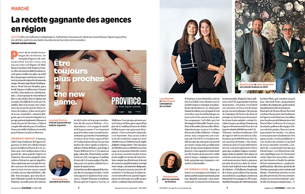 Article sur Stratoom dans le magazine stratégies de novembre 2025